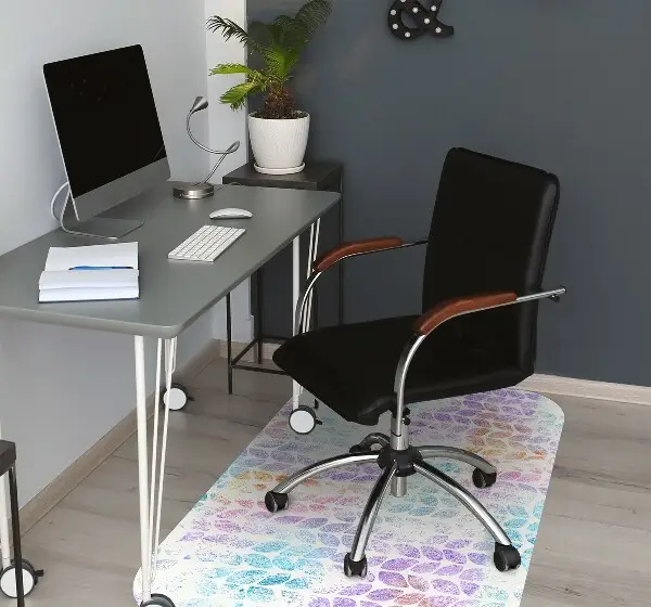 Tappeto per sedia con ruote Foglia Di Broccato
