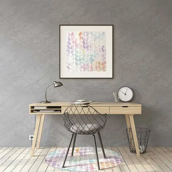 Tappeto per sedia con ruote Foglia Di Broccato