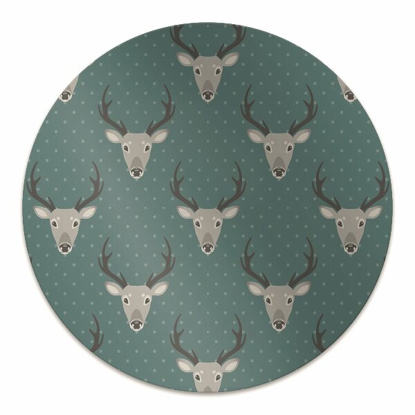 Tappeto per sedia con ruote Deer Grigio