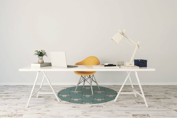 Tappeto per sedia con ruote Deer Grigio