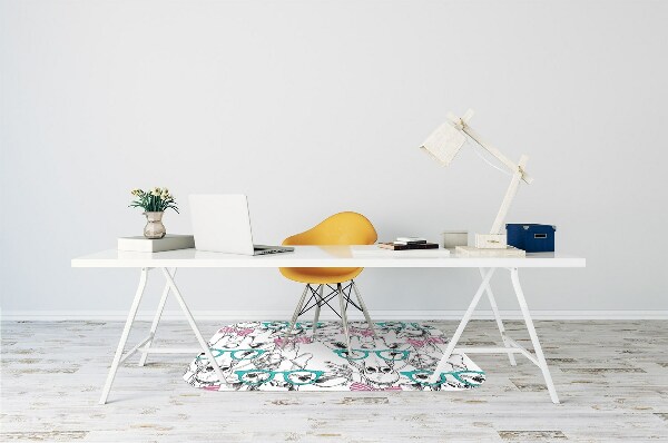 Tappeto per sedia con ruote Giraffa Hipster