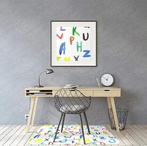 Tappeto salvapavimento Lettere Colorate