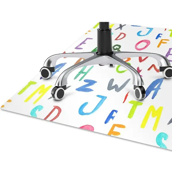 Tappeto salvapavimento Lettere Colorate