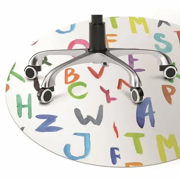 Tappeto salvapavimento Lettere Colorate