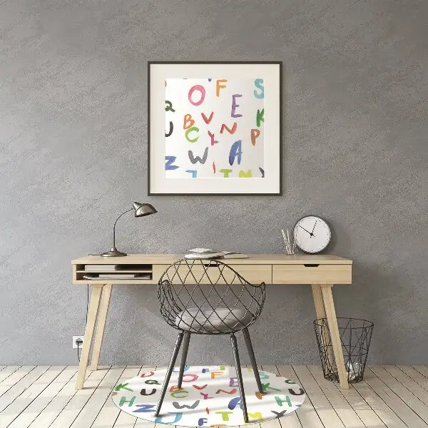 Tappeto salvapavimento Lettere Colorate