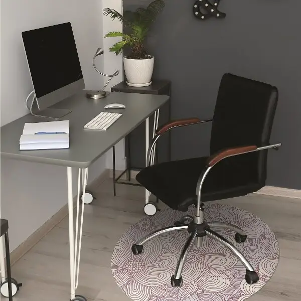 Tappeto per sedia con ruote Doodle Fiori
