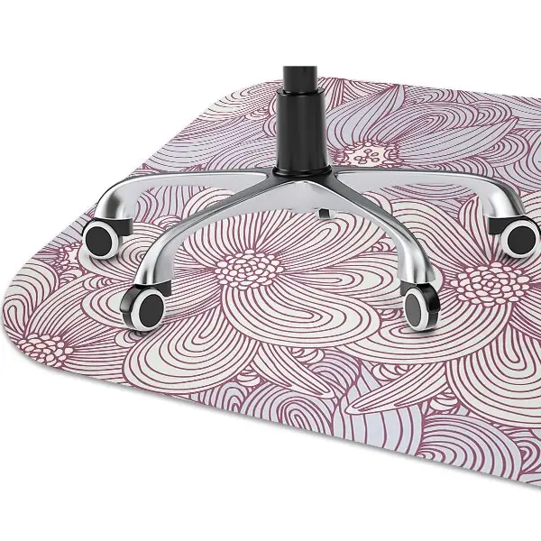 Tappeto per sedia con ruote Doodle Fiori