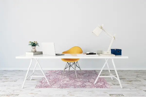 Tappeto per sedia con ruote Doodle Fiori