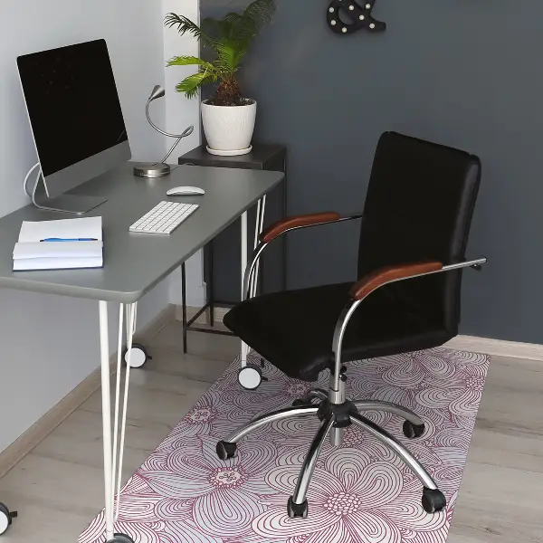 Tappeto per sedia con ruote Doodle Fiori