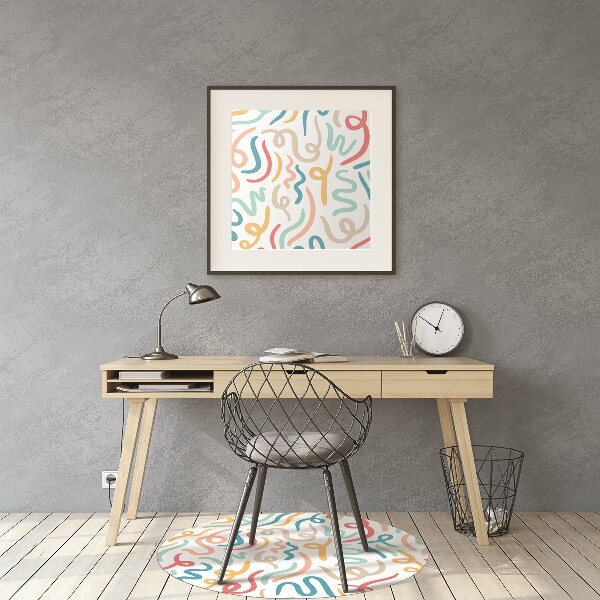 Tappeto per sedia con ruote Calligrafia