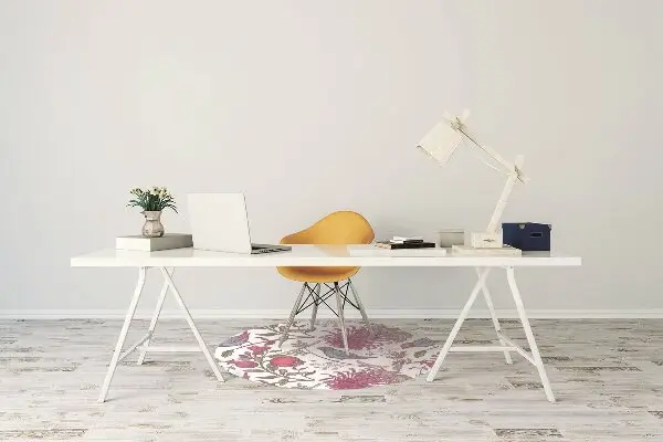 Tappeto per sedia con ruote Uccelli E Fiori