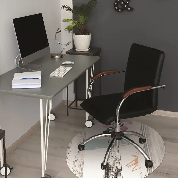 Tappeto per sedia con ruote Astrazione Forestale