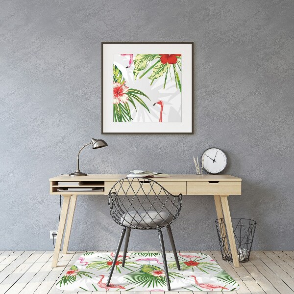 Tappeto salvapavimento Flamingos E Fiori
