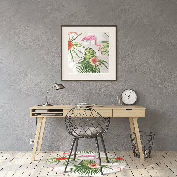 Tappeto salvapavimento Flamingos E Fiori