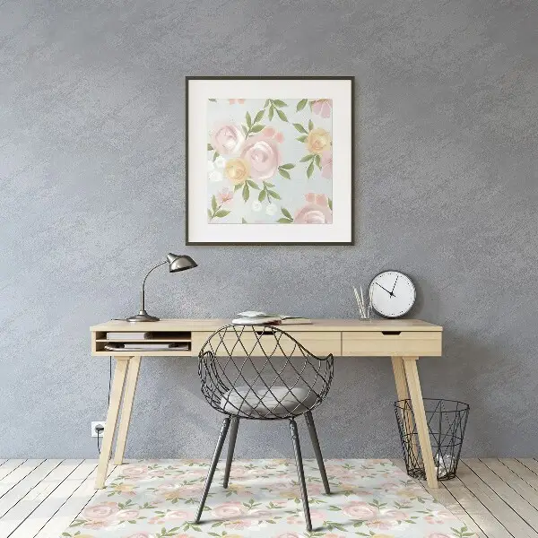 Tappeto salvapavimento Fiori Ad Acquerello