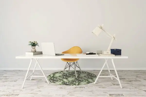 Tappeto per sedia con ruote Foglia Di Mostri