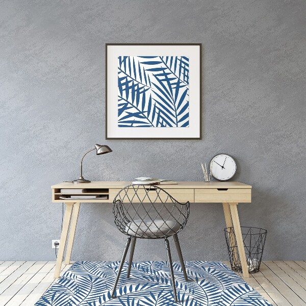 Tappeto sedia ufficio Foglie Geometriche