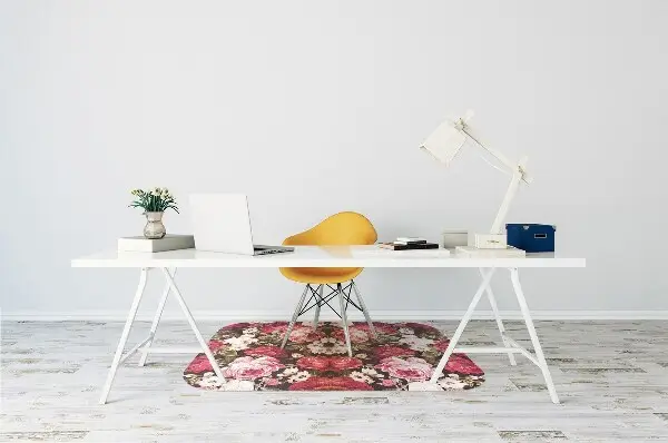 Tappeto per sedia con ruote Rose Rosse