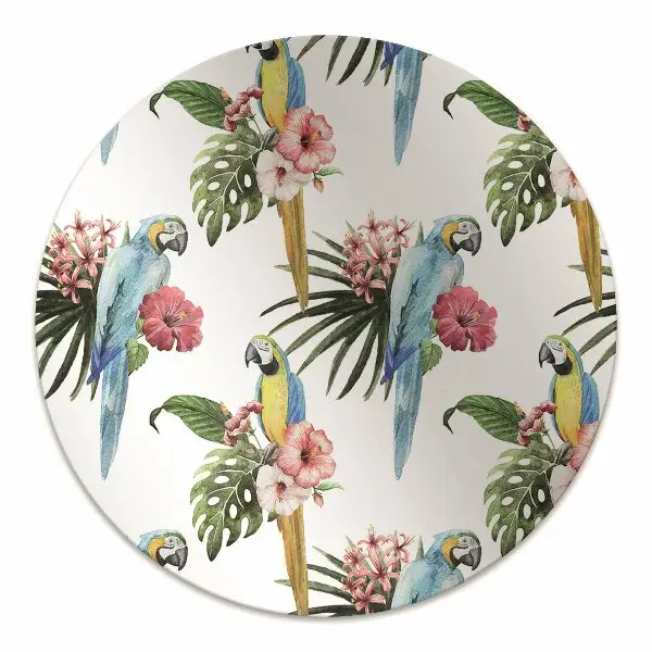 Tappeto salvapavimento Pappagalli E Fiori