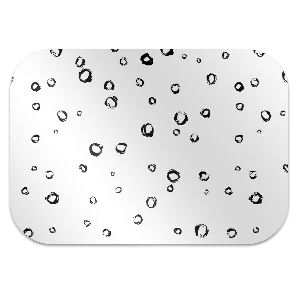 Tappeto per sedia con ruote Ruote Disegnate