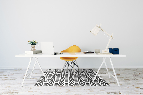 Tappeto per sedia con ruote Schema Tribale
