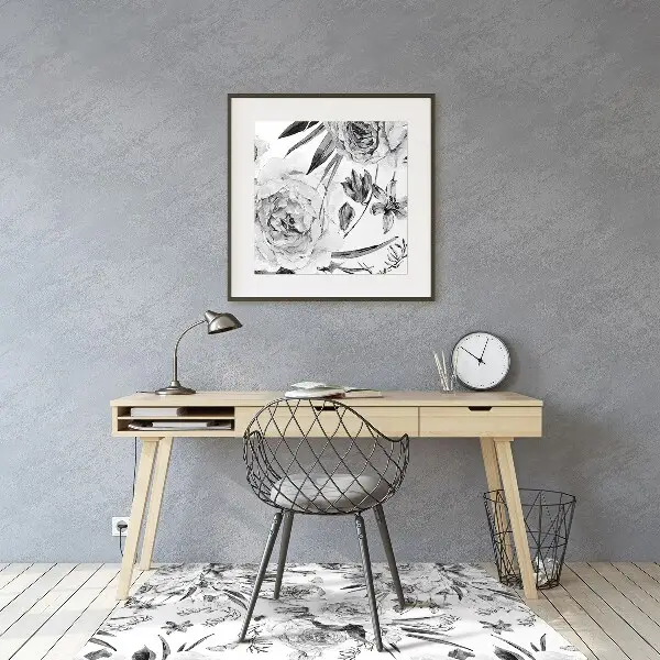 Tappeto per sedia con ruote Mazzo Di Fiori