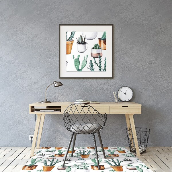 Tappeto salvapavimento Cactus In Vasi