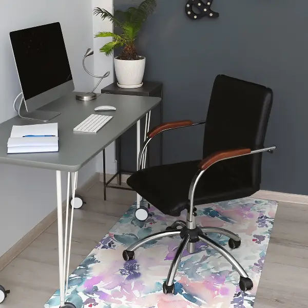 Tappeto per sedia con ruote Giardino Floreale