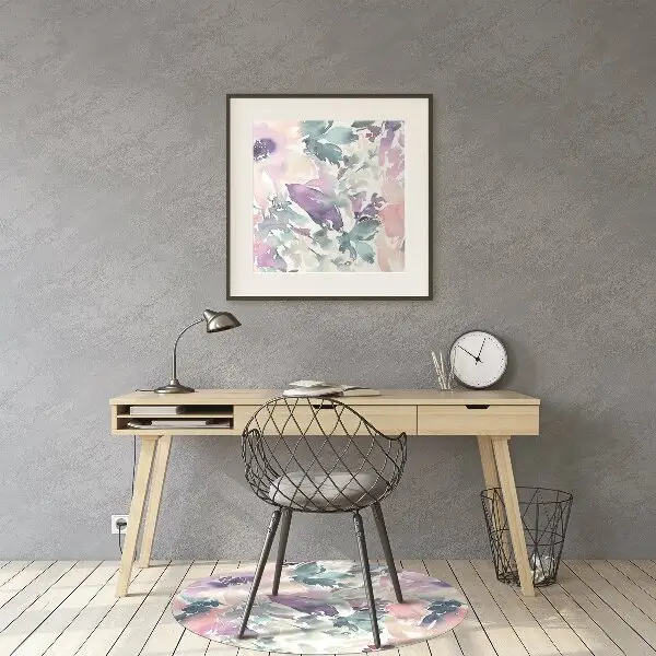 Tappeto per sedia con ruote Giardino Floreale