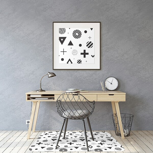 Tappeto per sedia con ruote Modelli Geometrici