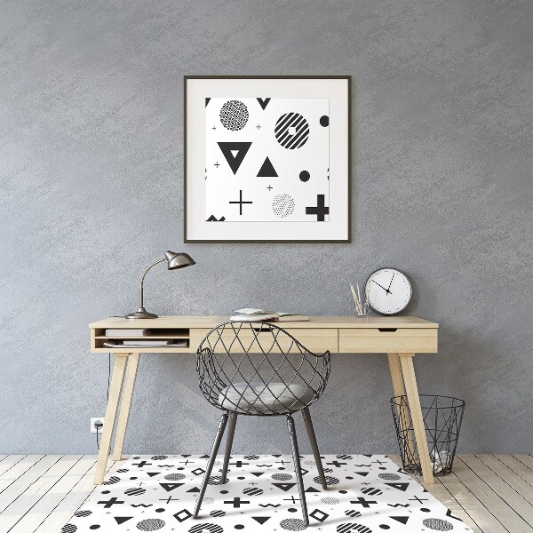 Tappeto per sedia con ruote Modelli Geometrici