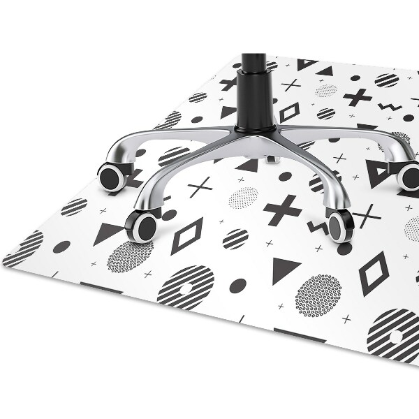 Tappeto per sedia con ruote Modelli Geometrici