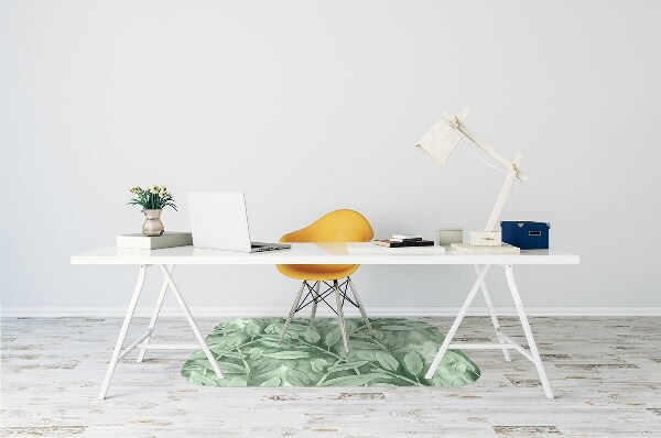 Tappeto per sedia con ruote Foglie Lisce