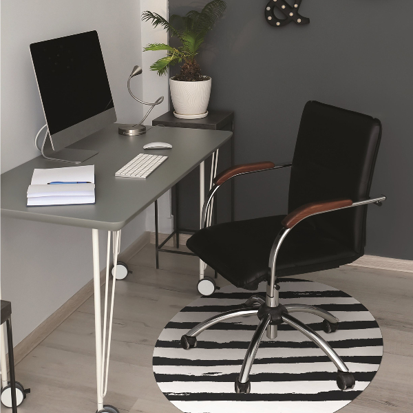 Tappeto per sedia con ruote Pattern Zebra