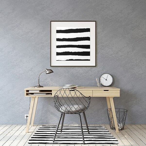 Tappeto per sedia con ruote Pattern Zebra