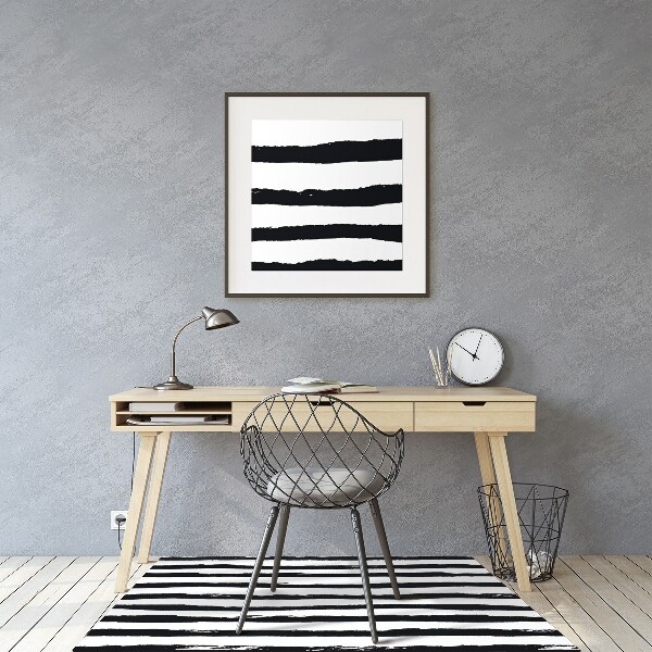 Tappeto per sedia con ruote Pattern Zebra