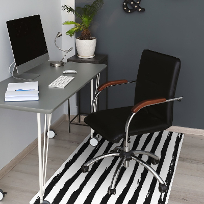 Tappeto per sedia con ruote Pattern Zebra