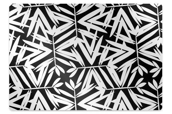 Tappeto salvapavimento Pattern In Bianco E Nero