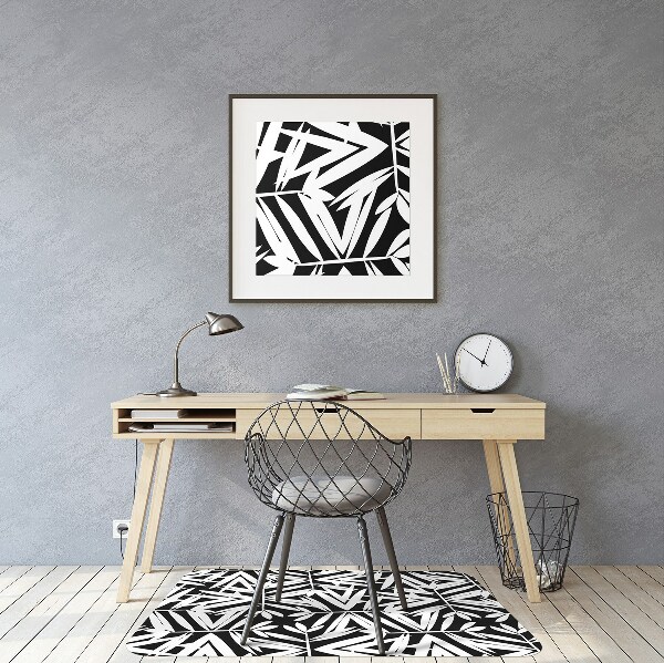 Tappeto salvapavimento Pattern In Bianco E Nero