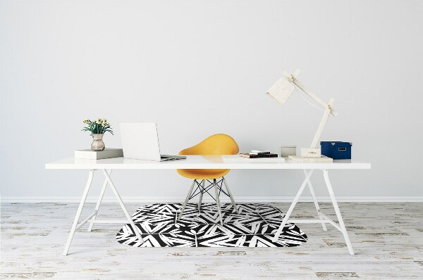 Tappeto salvapavimento Pattern In Bianco E Nero