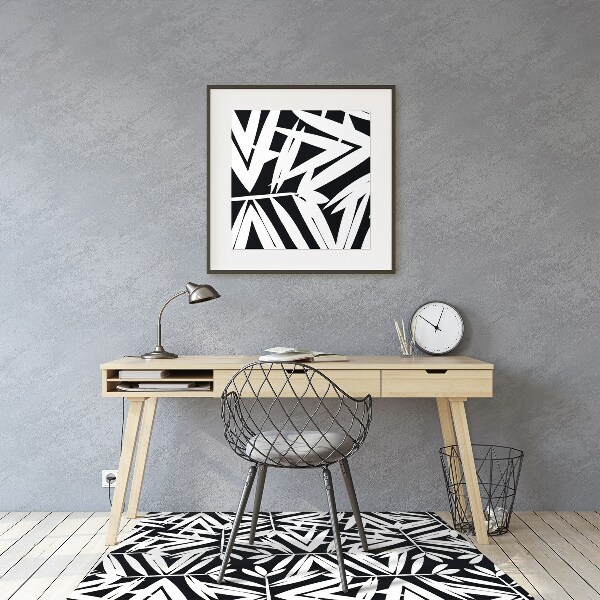 Tappeto salvapavimento Pattern In Bianco E Nero