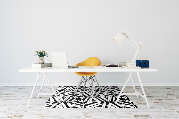 Tappeto salvapavimento Pattern In Bianco E Nero