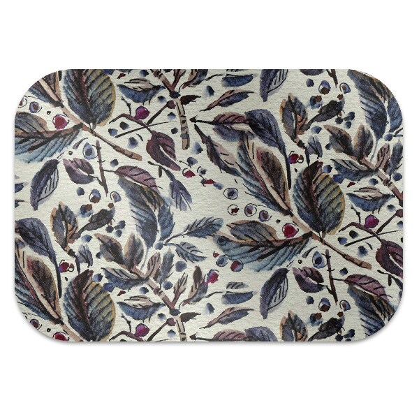 Tappeto per sedia con ruote Foglie Vintage