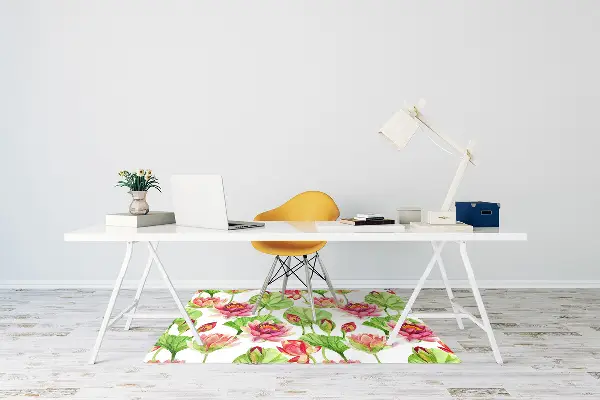 Tappeto salvapavimento Foglie Di Fiori Di Lotos