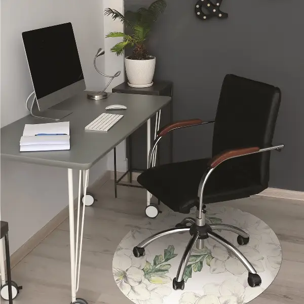 Tappeto per sedia con ruote Fiori