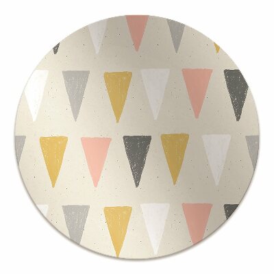 Tappeto per sedia con ruote Pattern Triangolare