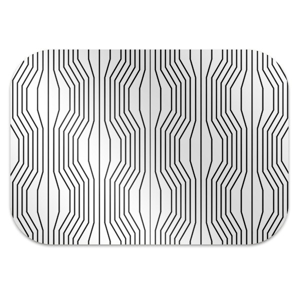 Tappeto sedia ufficio Illusione Geometrica