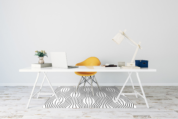 Tappeto sedia ufficio Illusione Geometrica