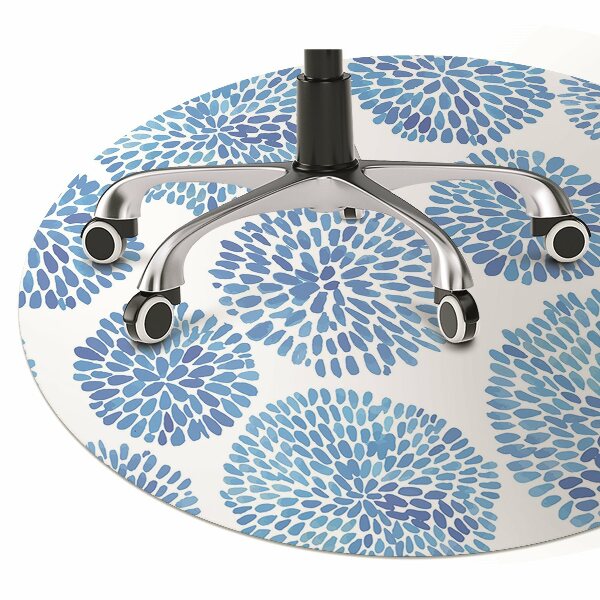Tappeto per sedia con ruote Pattern Giapponese