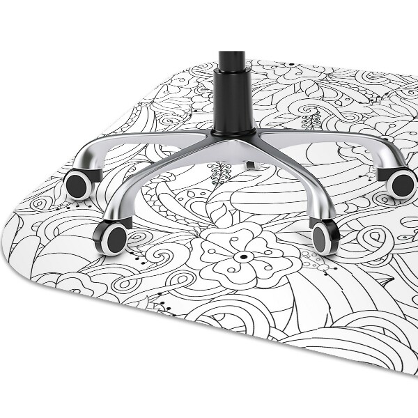 Tappeto per sedia con ruote Pattern Doodle